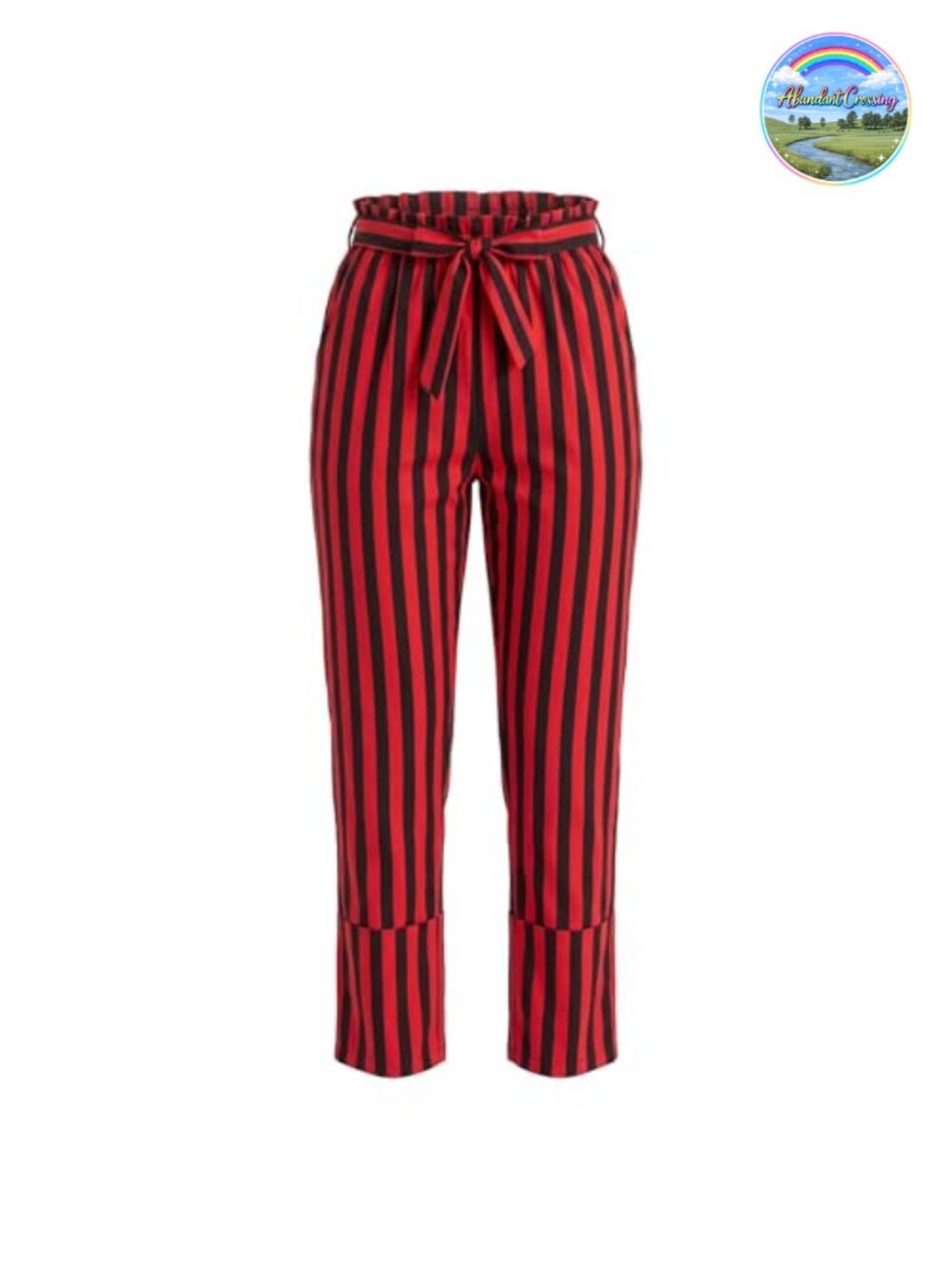 Pirate Wench Striped Wide Leg Renaissance Gothic Cosplay Pants